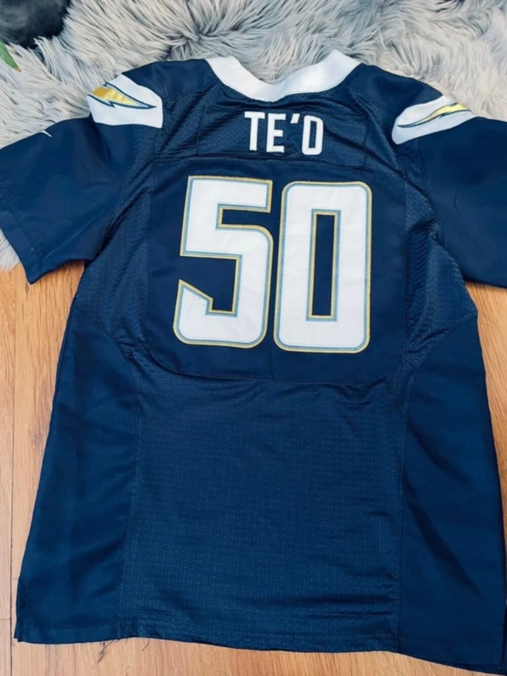 NFL Los Angeles Chargers Te’D #50 Game Jersey size 44 - Picture 3 of 5